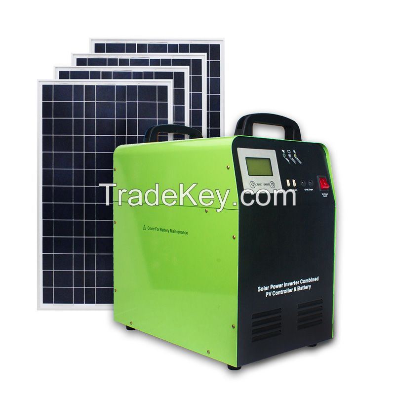 High Quality Mppt Controller 1kw-12kw 110v 230v DC AC Off Grid Hybrid Inverter 48v single phase Solar Panel System Kit.