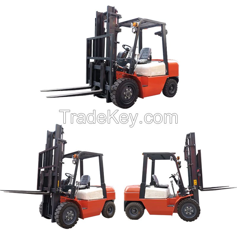 Hot sale Optional Engine  seat Hydraulic Transmission Fork Lift 3ton 4ton 2ton new diesel forklift truck