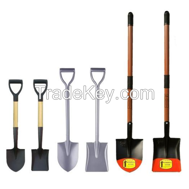 High Quality All Metal Handle Shovel All Types Of Farm Tools Garden Tools With Steel Handle Shovel Spade