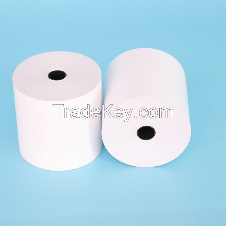 57mm 76mm Thermal Paper jumbo thermal rolls 76x70 2ply Rolls Slitter Cash Register Paper