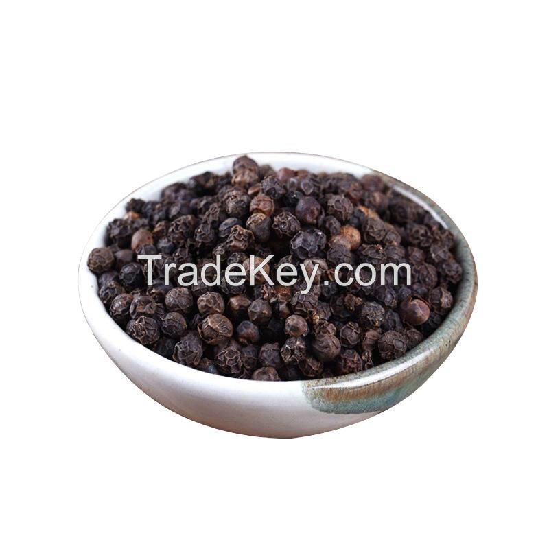 Premium dried black pepper whole spice pepper granules bottled carry black pepper