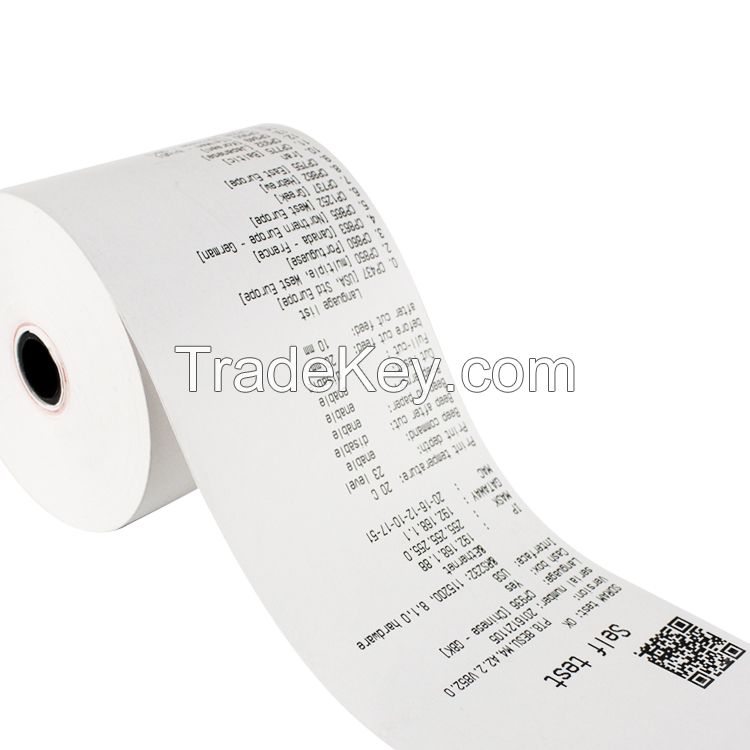 57mm 76mm Thermal Paper jumbo thermal rolls 76x70 2ply Rolls Slitter Cash Register Paper