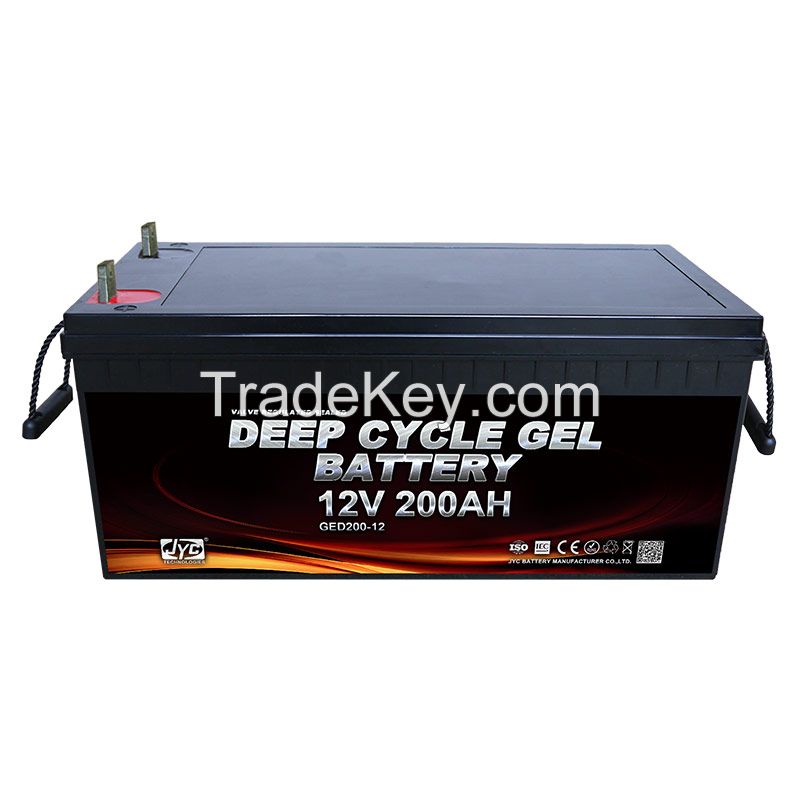 Rechargeable inverter battery 12v 200ah battery lead acid battery for solar storage