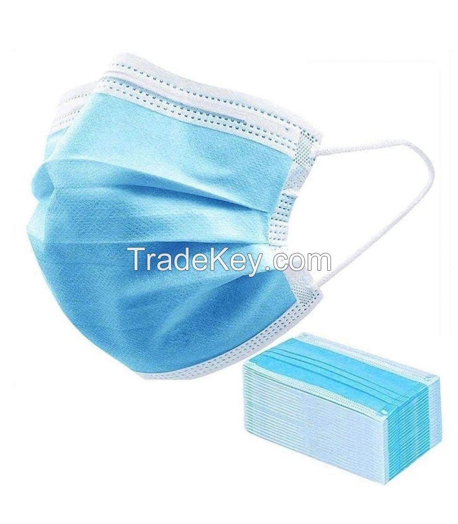 Bfe 99% Factory Hypoallergenic FDA CE Level 3 Protective 3 Ply Non Woven Surgical Medical Disposable Face Mask