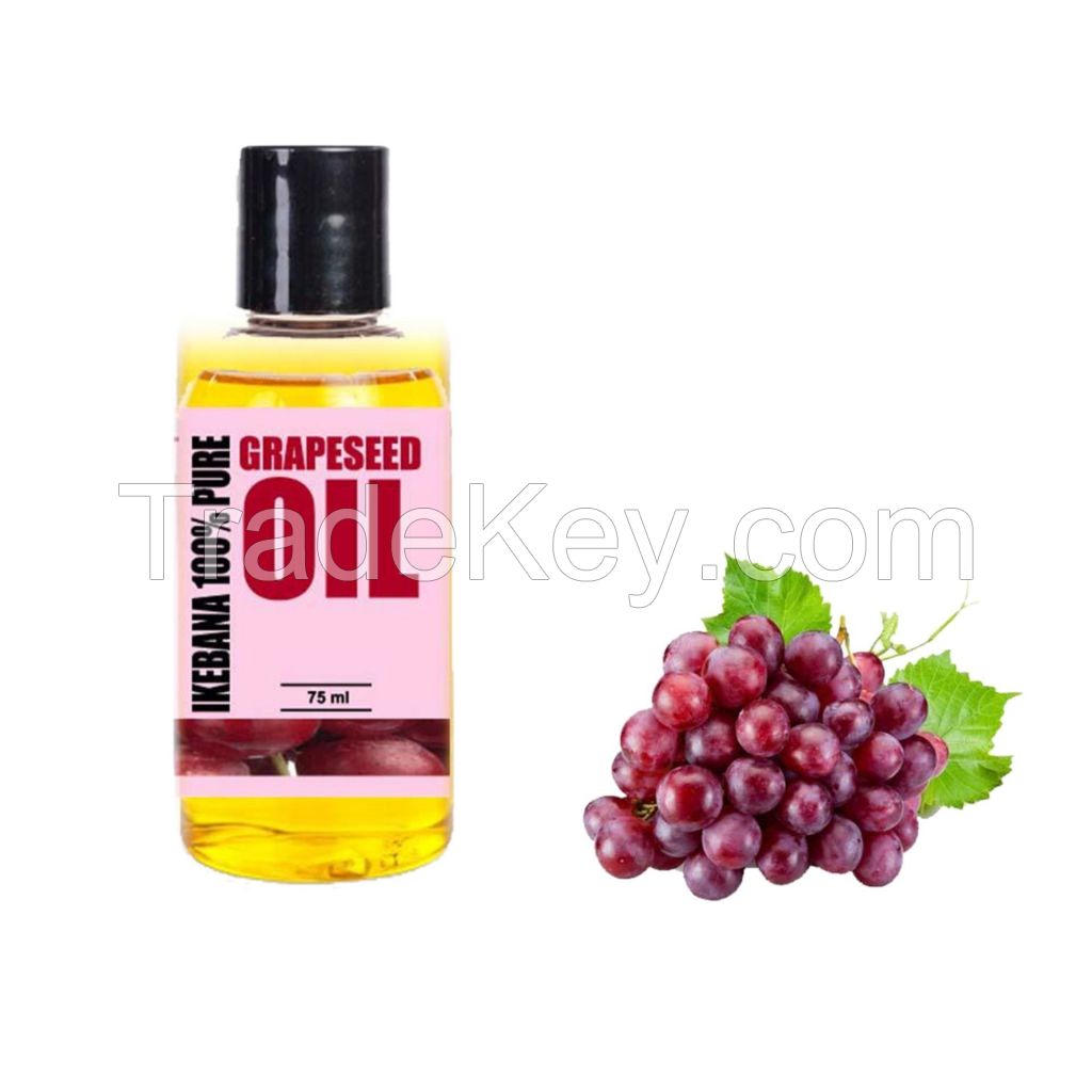 100% pure natural organic Wholesale private label bulk best price cold pressed grape seed oil