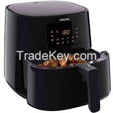 Good MOQ LED display 4L Aluminum PTFE round shape air roaster electric air fryer