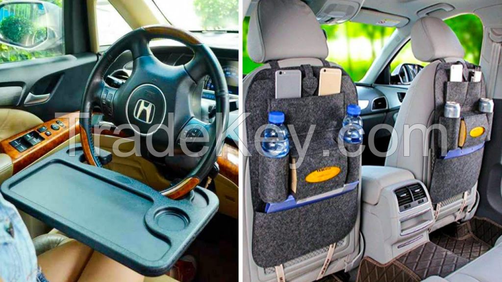 High Quality Car Backseat Organizer Car Organizers With Touch Screen Tablet