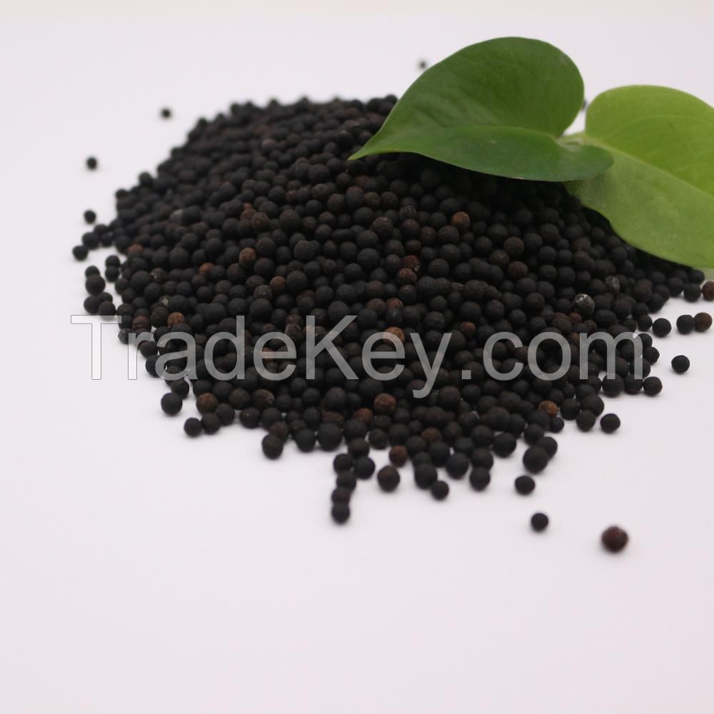 Black granules manure Organic fertilizer for soil broadcast factory price NPK PLUS