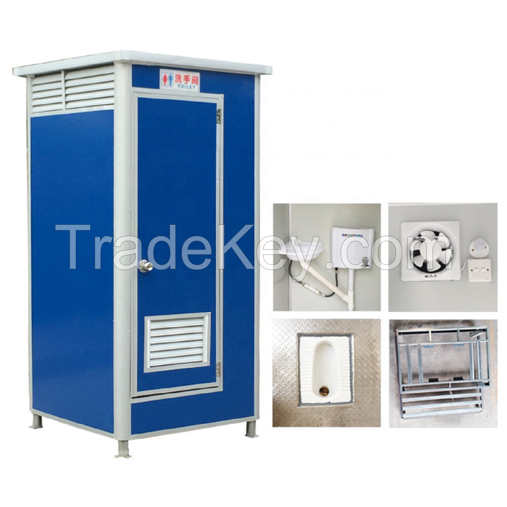 Outdoor Public Toilet Modern Style Prefab Toilet Portable Mobile Toilets For Sale