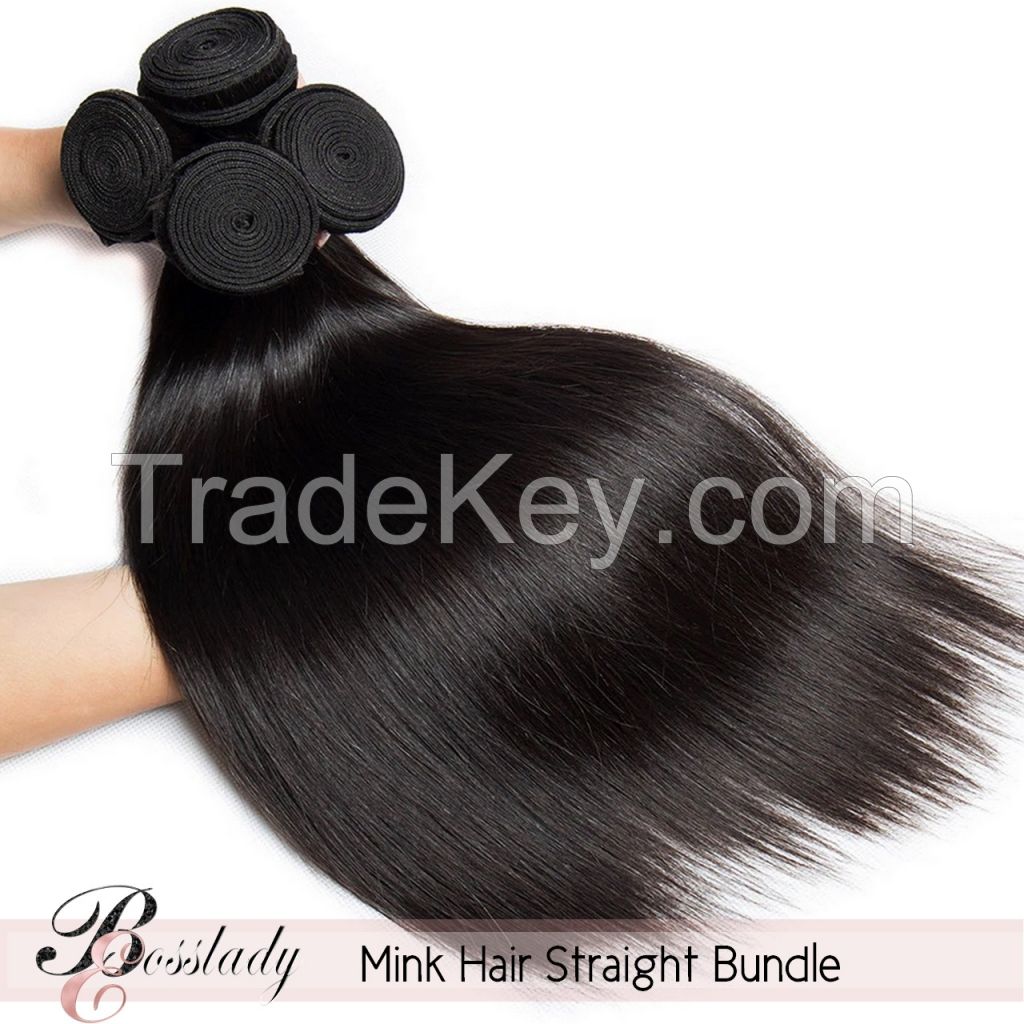 unprocessed human hair 10A bundle Straight