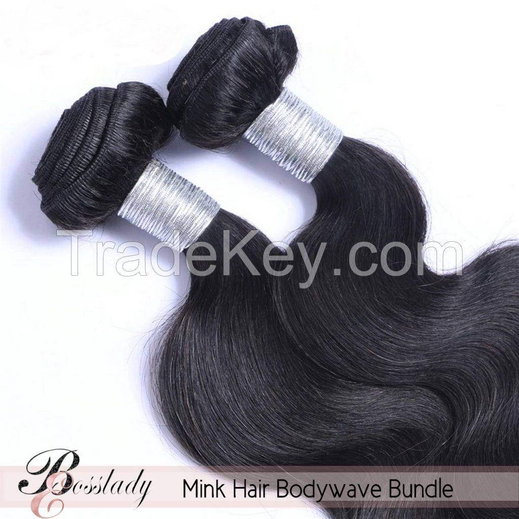 unprocessed human hair 10A bundle Bodywave