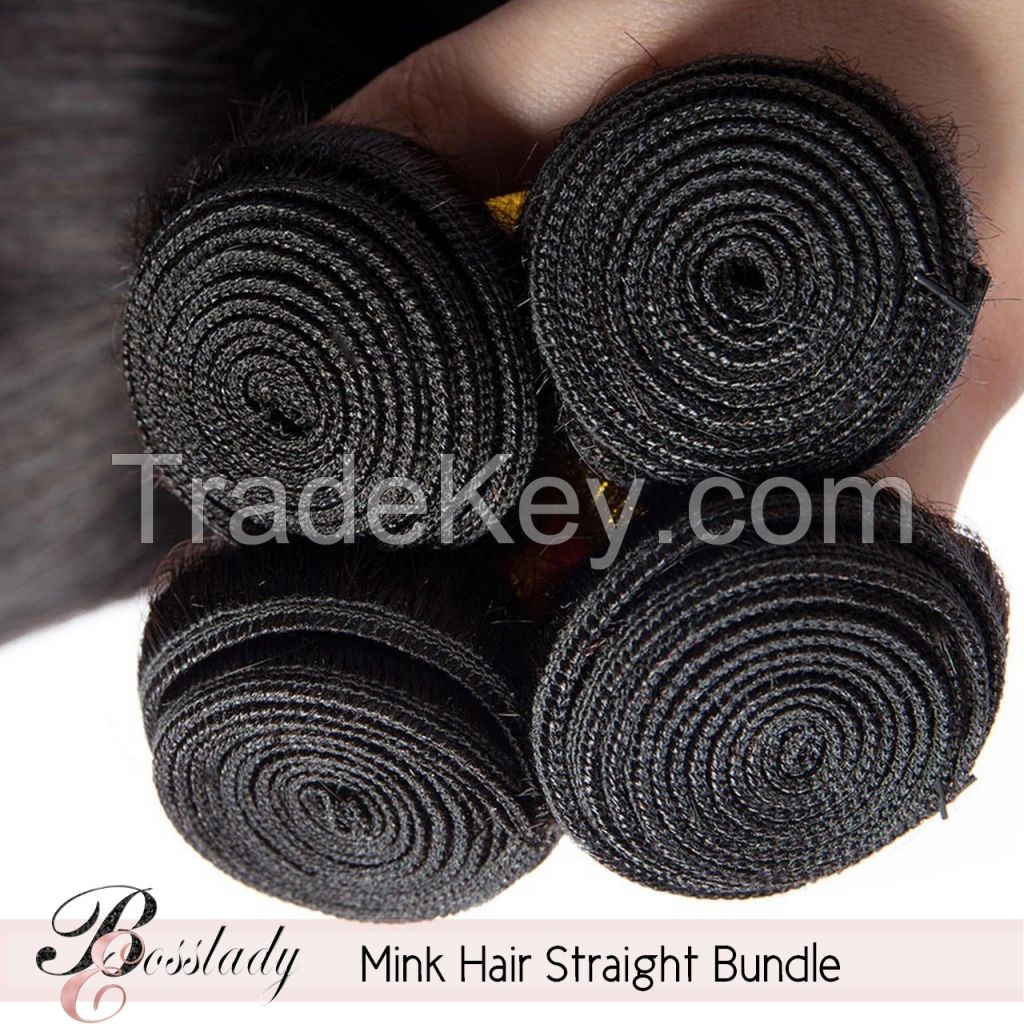 unprocessed human hair 10A bundle Straight