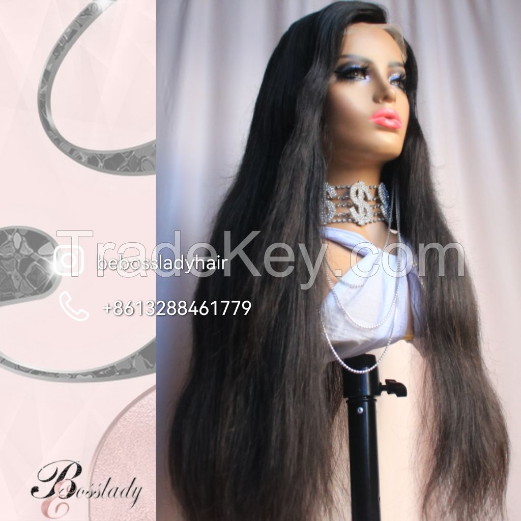 unprocessed human hair frontal lace wig in 4x4/5x5/13x4/13x6/full lace 