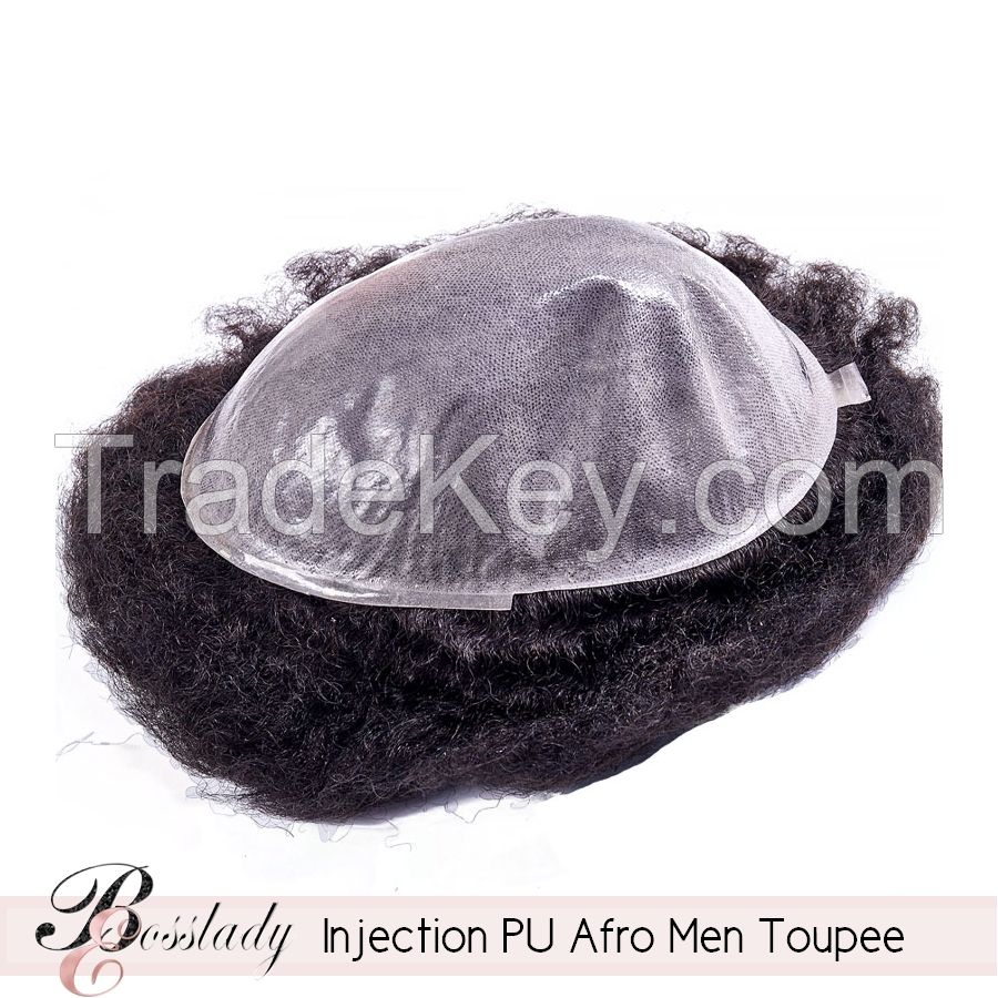 Afro Man Or European Men Toupee