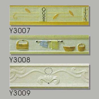 Border tile, ceramic tile, decoration tile