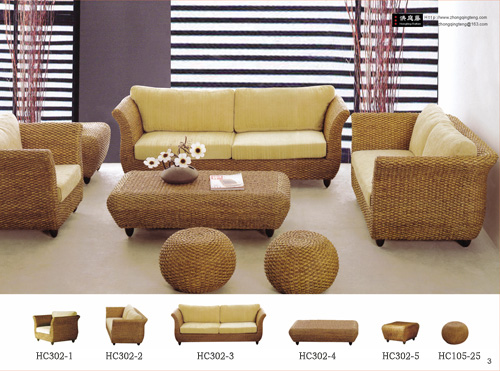 rattan sofa