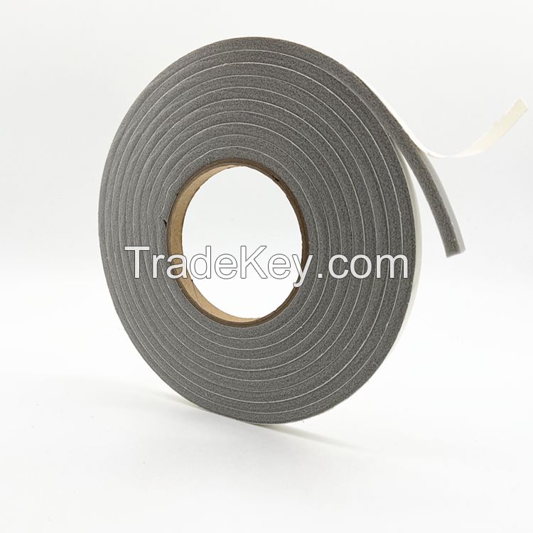 Medium Density Single Sided PVC Foam Tape Vinyl Foam Seal Tape For Gap Filling