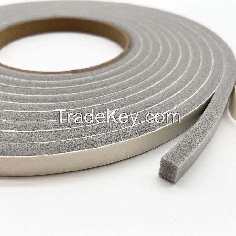 Medium Density Single Sided PVC Foam Tape Vinyl Foam Seal Tape For Gap Filling