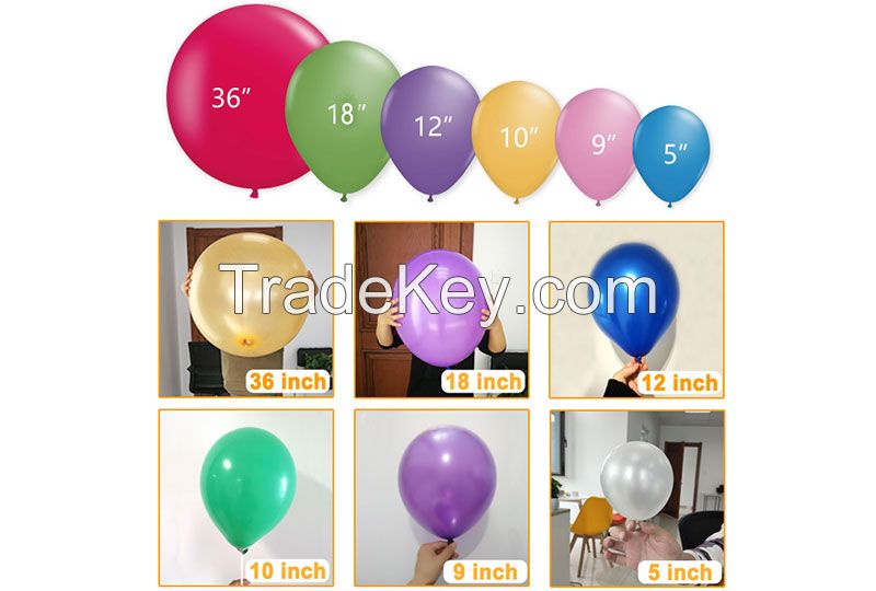 10 inch 12&quot; Matt and Pearlized Latex Balloon