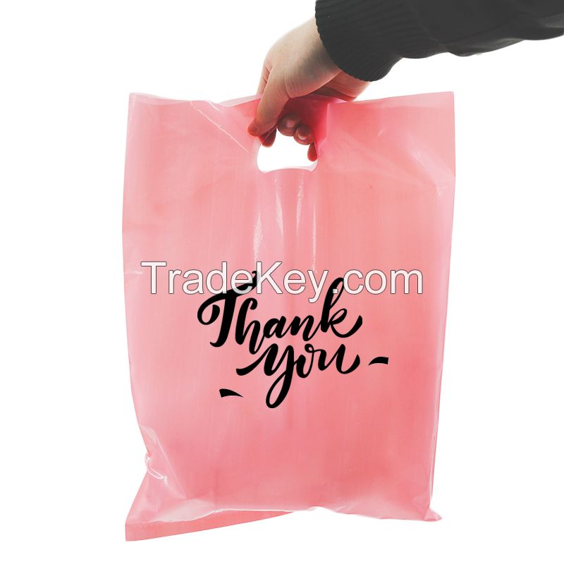 Die Cut Bags Plastic Takeaway Packaging Bags