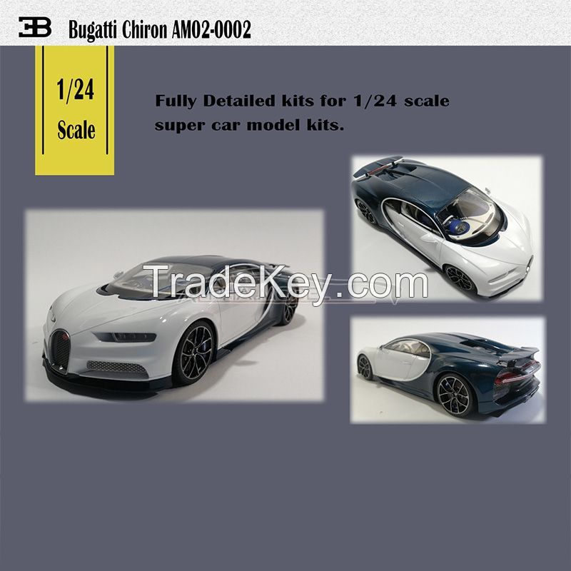 1/24 Bugatti Chiron Full Resin Model Kit(AM02-0002)