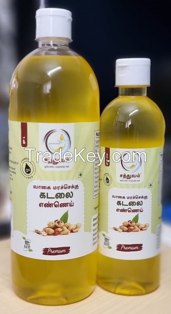 Wooden Pressed Premium Sesame Oil