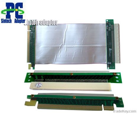 PCI-E express X16 riser card with high speed flexible cable
