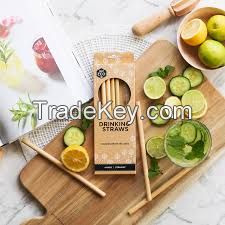 Organic Vietnam Bamboo Straws with 100% eco friendly and competitive prices