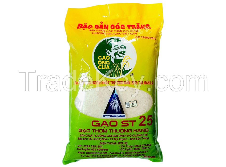 St25 Rice Originated From Vietnam - The Best Rice In The World For Wholesaler