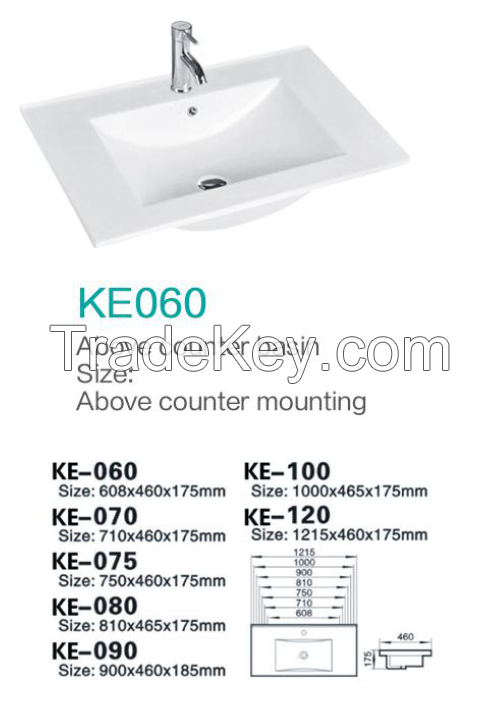 Counter wash basin