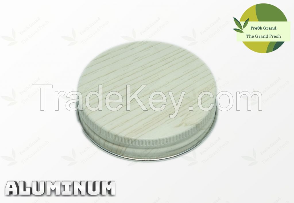 53mm Aluminum Screw Cap Wooden Pattern