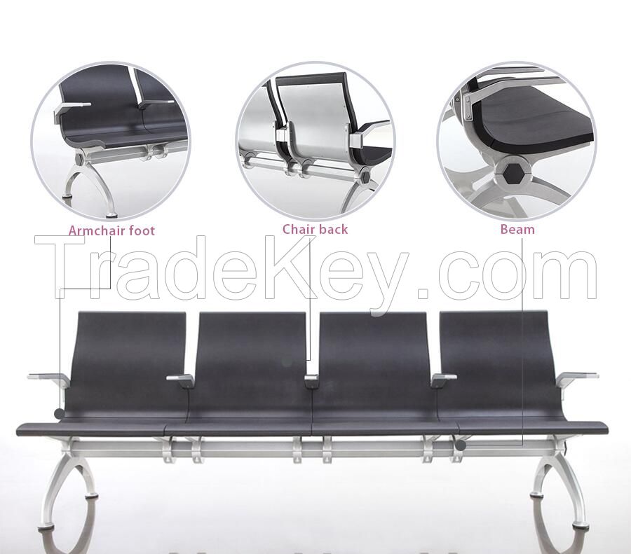 Hot Sale Airport Furniture Hospital Waiting Room Chairs Station Waiting Bench Chair Airport Seating Waiting Chair