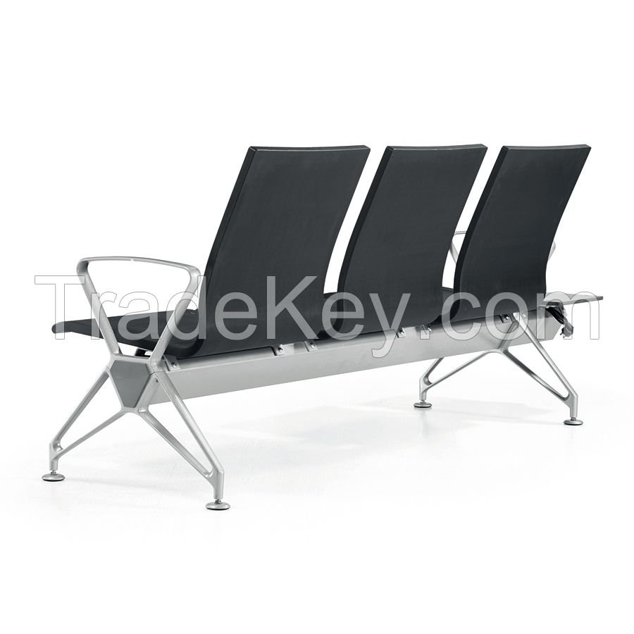Hot Sale 3 Seater Airport Chair Public Pu Foam Waiting Chair Hospital Waiting Room Chair Bench