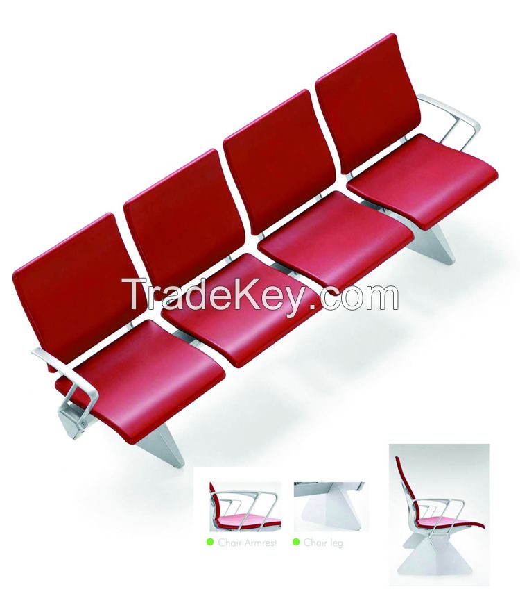 China airport chair factory directly sale public waiting chair area airport waiting chair airport lounge bench