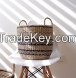 Seagrass and Palm leaf basket