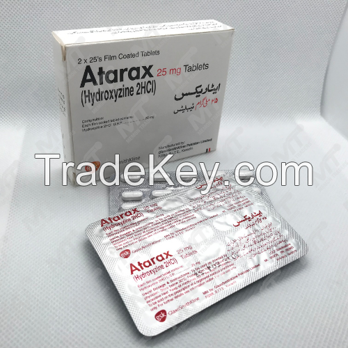 Aratax 25mg (Hydroxyzine 2HCI)