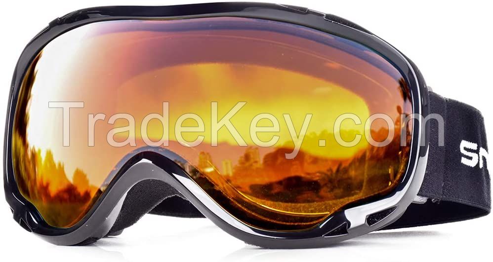 Snowledge Ski Goggles-Snow Snowboard Goggles OTG for Men Women Adult, Anti Fog 100% UV Protection