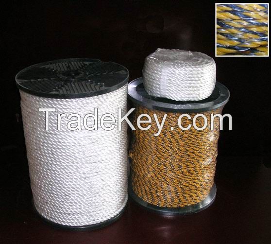 Electric fencing rope