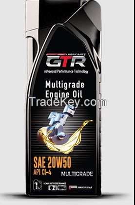 GTR MULTIGRADE ENGINE OIL  20W50 CI-4