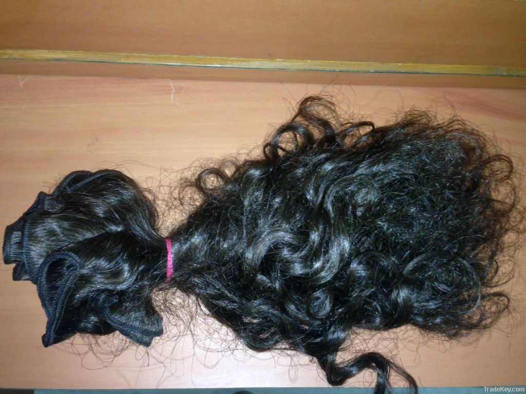 virgin curly  Human hair