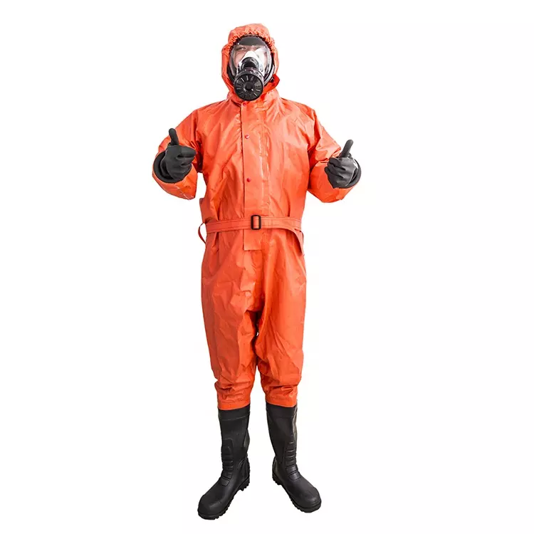 Factory Direct Sales Orange Chemical Protection Suit Disposable Coverall