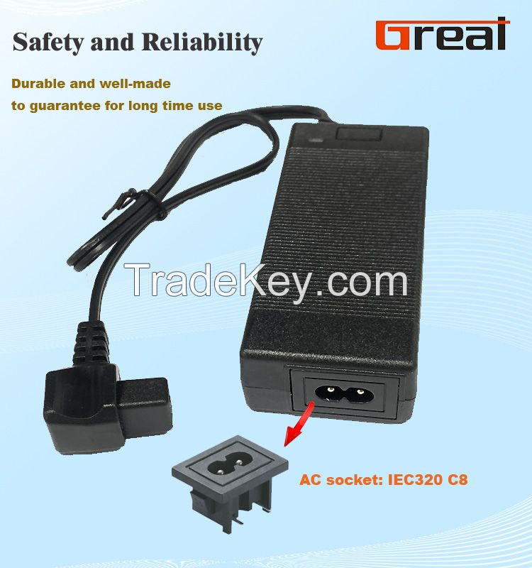 14.5V 4.1A switching power supply 60W desk-top AC DC adapter Car refrigerator charger ROHS C8 car cooler portable power supply