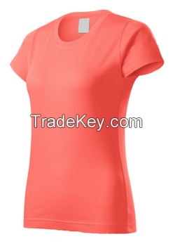 2021 Wholesale Women's Basic Multiple Color Short Sleeve Cotton Top T