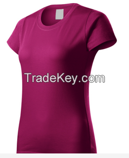 2021 Wholesale Women's Basic Multiple Color Short Sleeve Cotton Top T