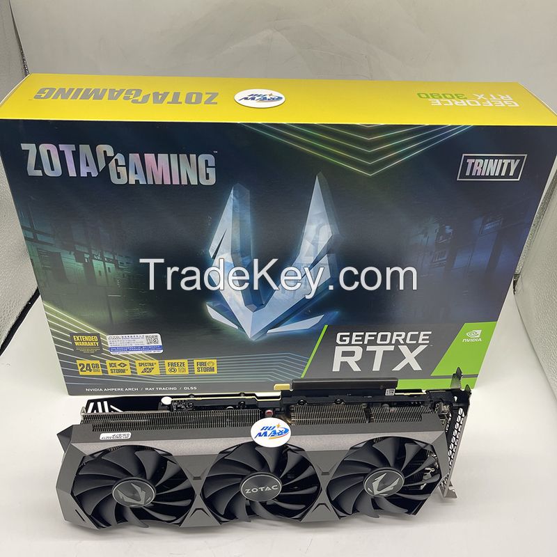 Wholesale Selling ZOTAC RTX 3090 Trinity 24GB GDDR6X 384-bit 19.5 Gbps PCIE 4.0