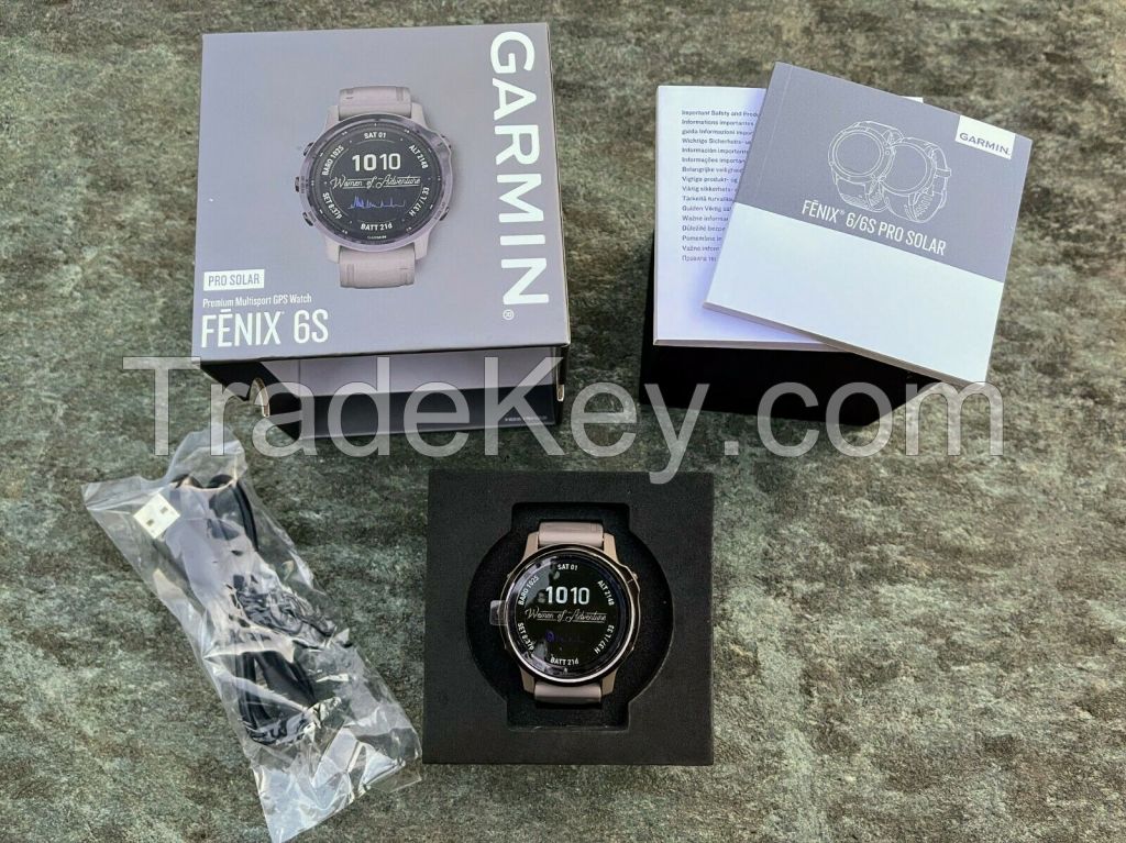 Fast Shipping Garmin Fenix 6X Pro Solar Titanium Multisport GP