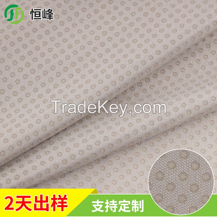 Silicone Dotted Non Slip Fabric, Cushion Dropping And Moulding Cloth, Black/ White/ Red/ Gray/ Coffee Color Anti Slip Cloth Fabric Manufacturers