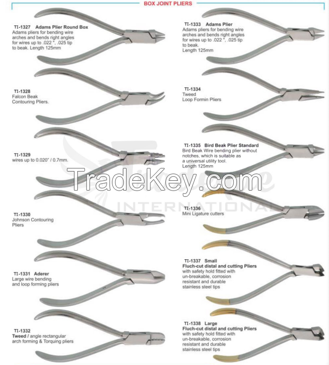 Pliers For Orthodontic And Prostheties(box joint pliers)