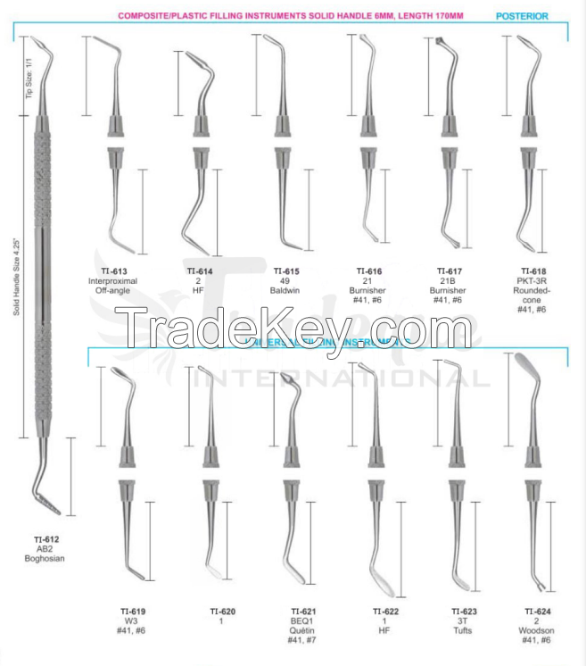 Dental Filling Instruments