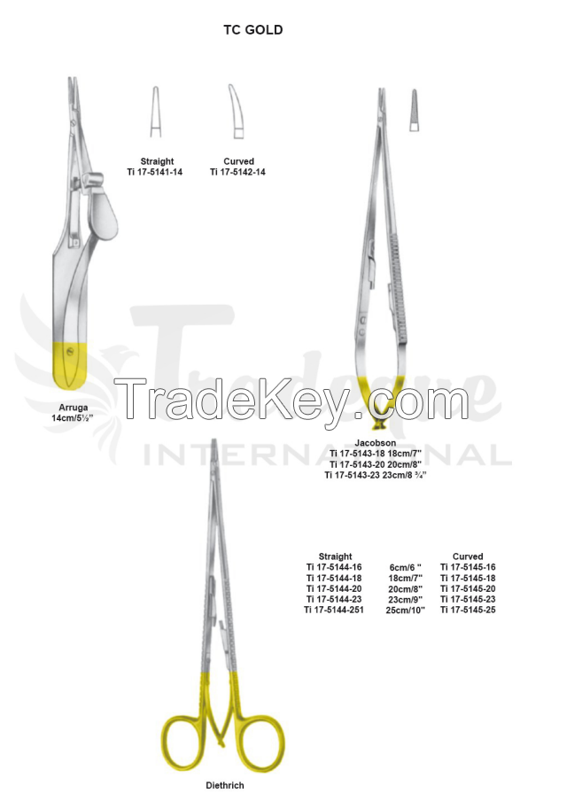 Needles Holders TC Gold